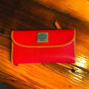 Dooney & Bourke red wallet